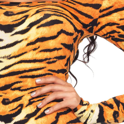 Wild Tigress Costume- waist up close