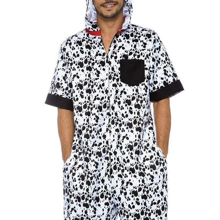 Men's Dalmatian Dog Costume- front view