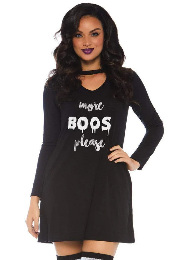 More Boos Jersey Dress- front view