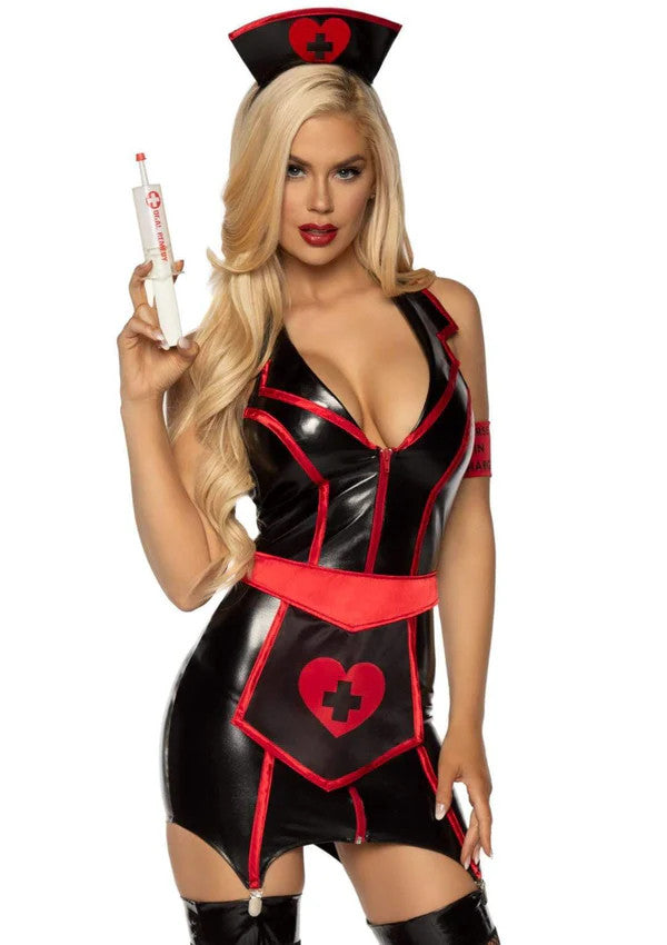 Naughty Nurse Costume- front view 2
