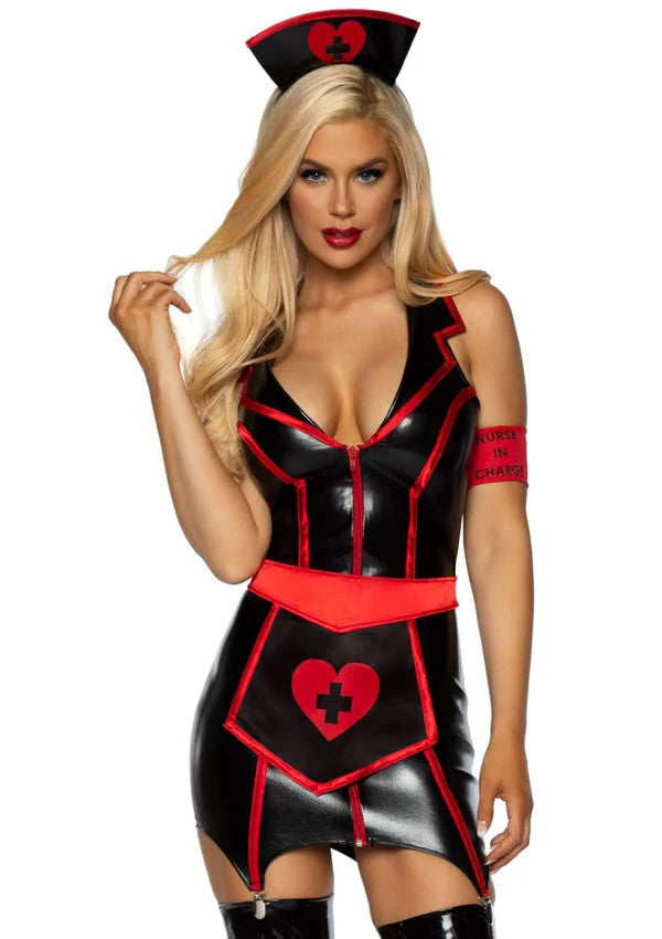 Naughty Nurse Costume- front view