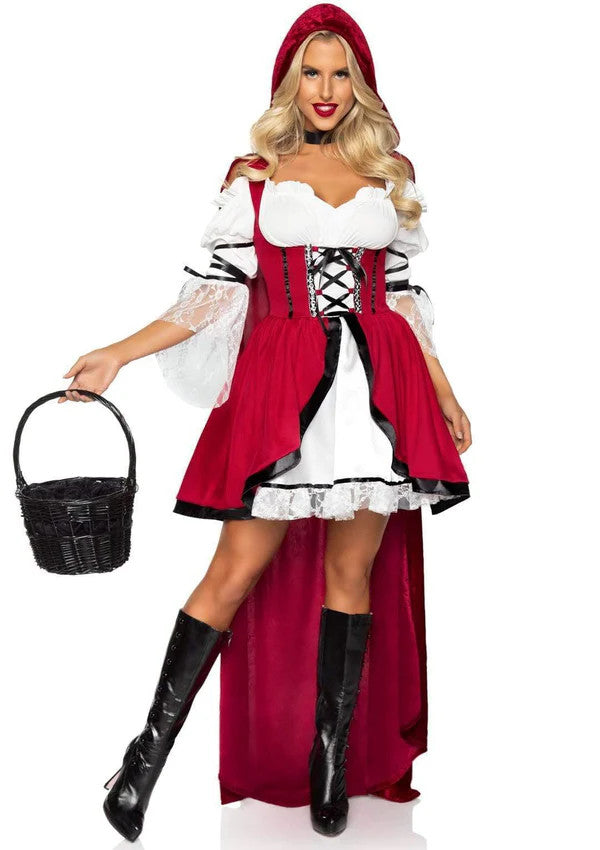 Storybook Red Riding Hood Costume- front view