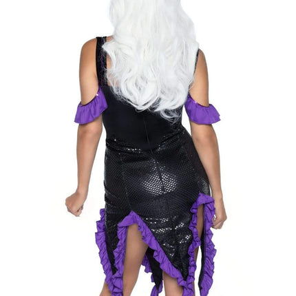 Sultry Sea Witch Costume- back view