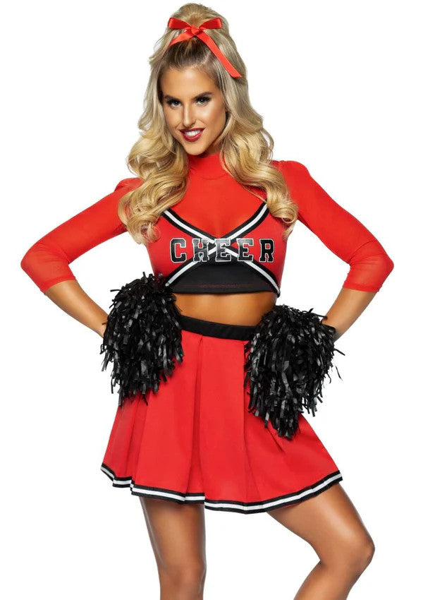 Varsity Babe Cheerleader Costume- front view 2