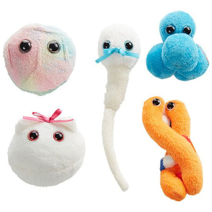 Egg Cell, Sperm Cell, Stem Cell, Zygote, and DNA Plushies