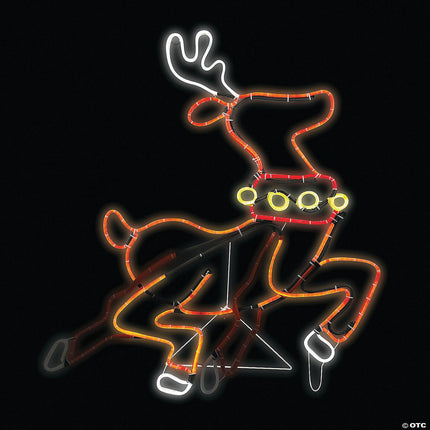 Light-Up Glo Reindeer Outdoor Sign