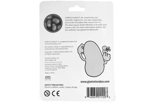 Forgetful Lou Keychain back of package