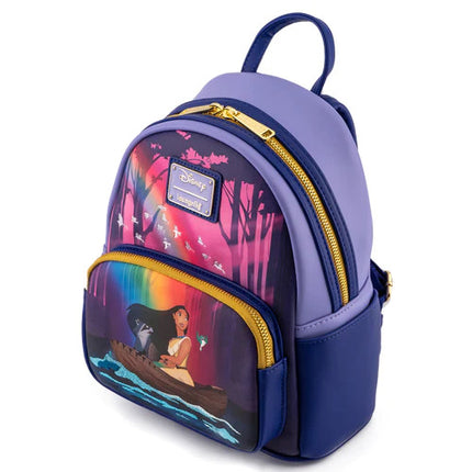 Pocahontas Just Around The River Bend Mini Backpack- top angled view