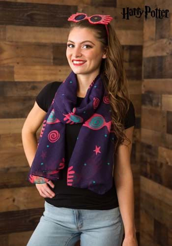 Harry Potter- Luna Lovegood Spectrespecs Lightweight Scarf- worn by adult model
