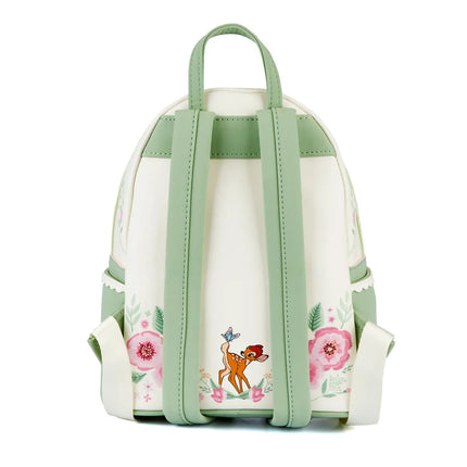 Bambi Spring Time Gingham Mini Backpack- back view