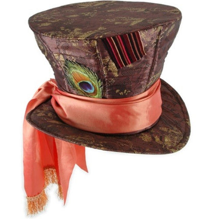 Alice in Wonderland- Mad Hatter Hat- top angled view