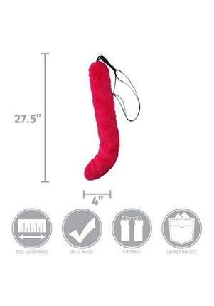 Magenta Anime Deluxe Cat Tail- measurements