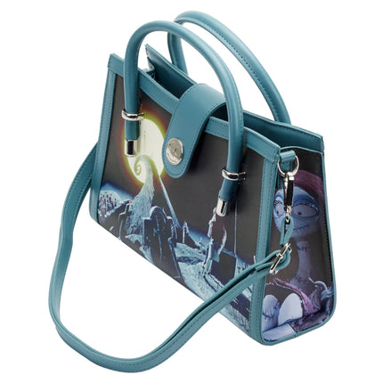 Nightmare Before Christmas Final Frame Crossbody Bag- top angled view