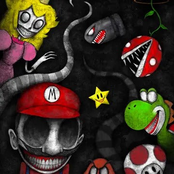 Mario Creeptoons Print 8x10