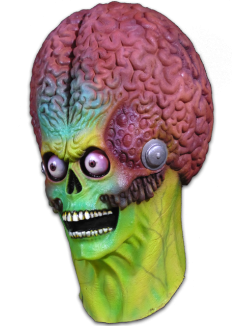 Left-side view of Soldier Martian Mask
