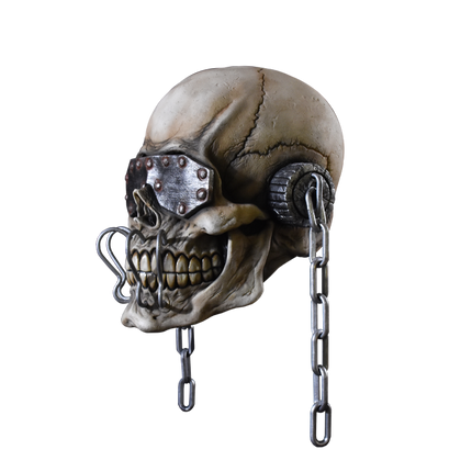 Left-side view of Vic Rattlehead Mask