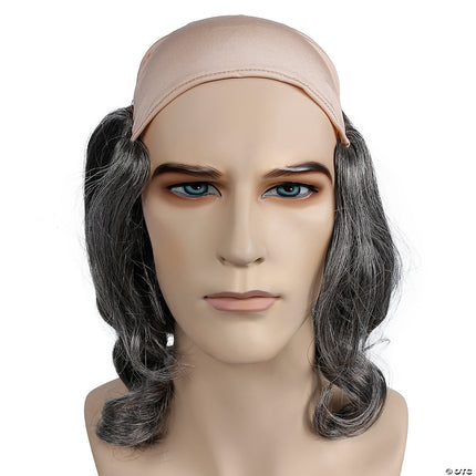 Men's Ben Franklin Wig- grey