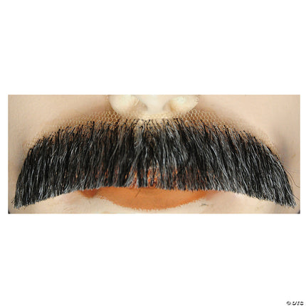 Men's Blend Downturn Mustaches- dark grey