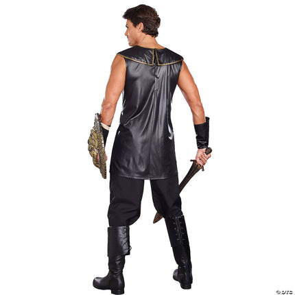 Men's Deadly Warrior Costume- back view