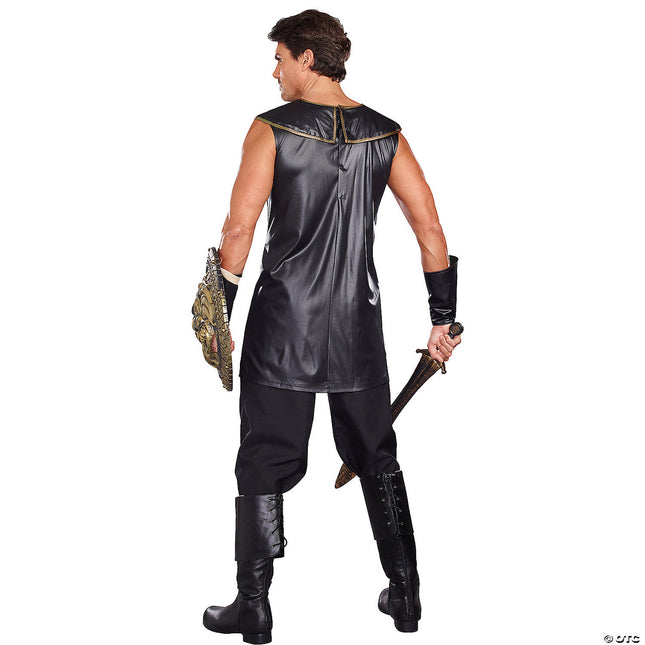 Men's Deadly Warrior Costume- back view