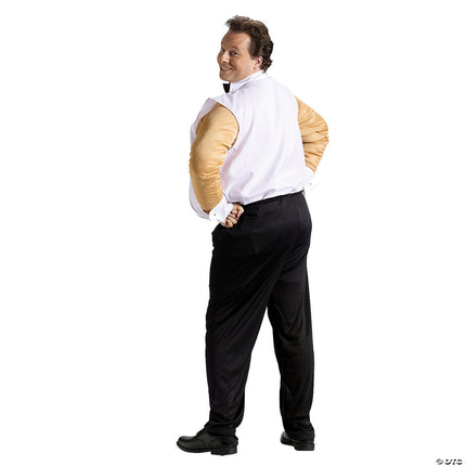 Men's Fat Stripper Costume- back view