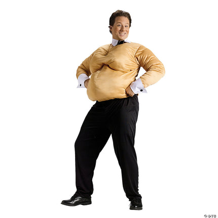 Men's Fat Stripper Costume- shirt off