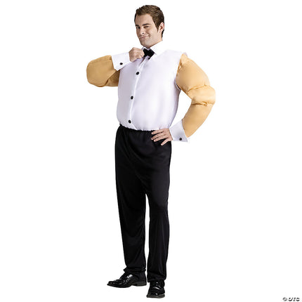 Men's Sexy Stripper Costume- shirt on