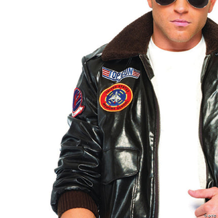 Men's Top Gun Costume- close up