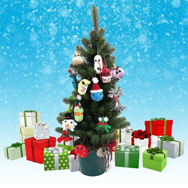 Germ Ornaments- on tree