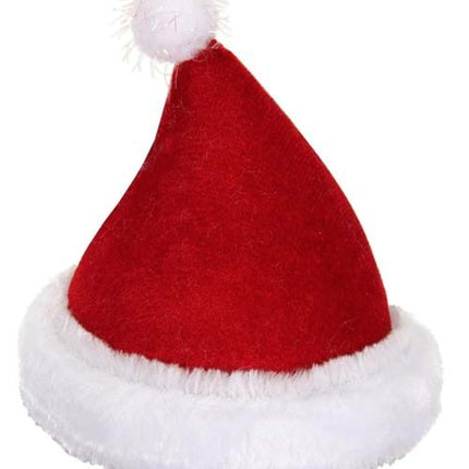 Mini Plush Santa Hat