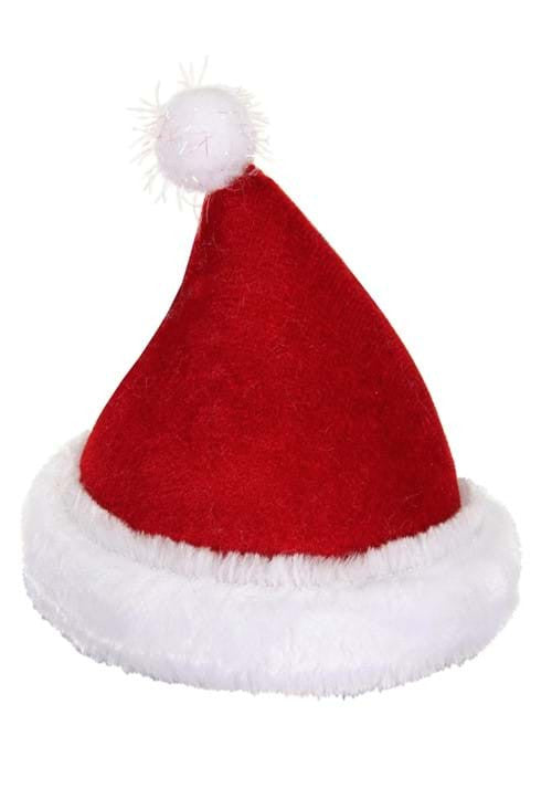 Mini Plush Santa Hat