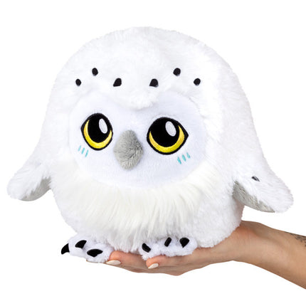 Mini Squishable Snowy Owl- Front View