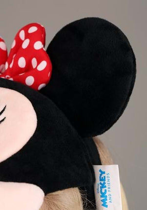 Disney- Minnie Mouse Plush Headband- ears up close