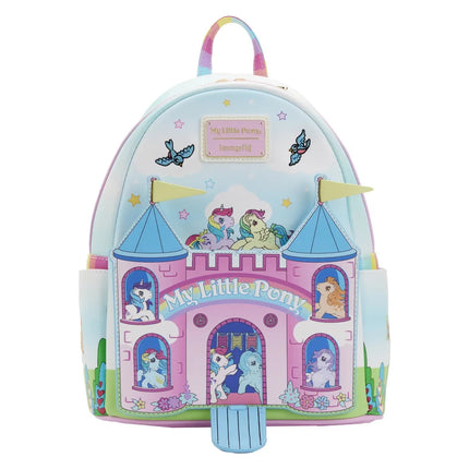 My Little Pony Castle Mini Backpack- front view open door