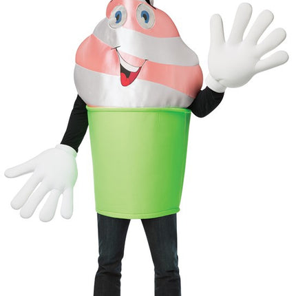 Yogurt Mascot Costume- front view