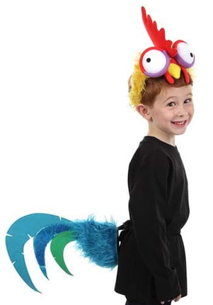 Moana- Hei Hei Headband & Tail Kit- worn by child model
