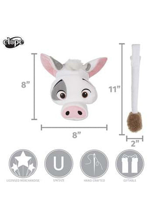 Moana- Pua Headband & Tail Kit- measurements 
