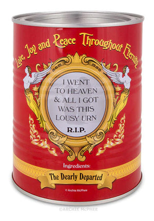 Modest Urn- back of urn