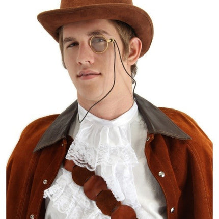 Gold Monocle- worn by model