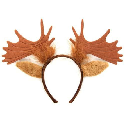 Moose Ears & Antlers Headband- back view