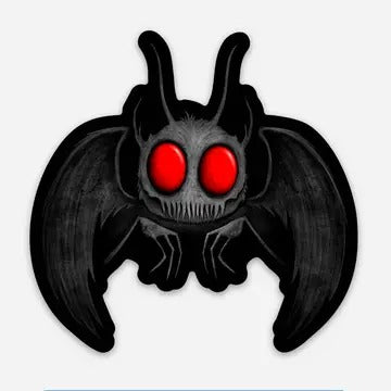 Mothman Creeptoons Sticker