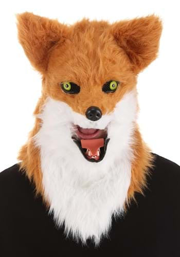 Fox Mouth Mover Mask- front view open mouth