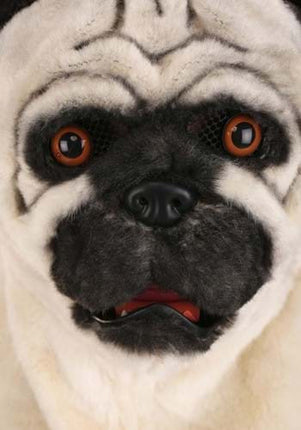Pug Mouth Mover Mask- up close face