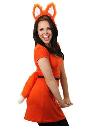 Moving Fox Tail- worn by model