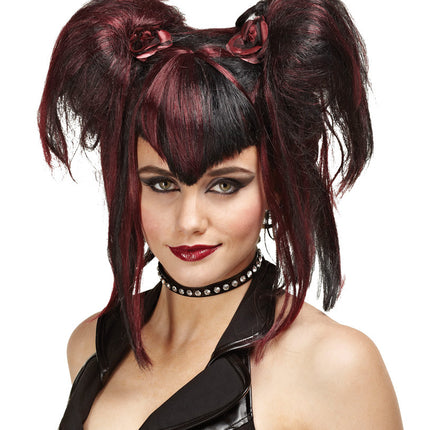 BAD FAIRY BLACK/RED WIG