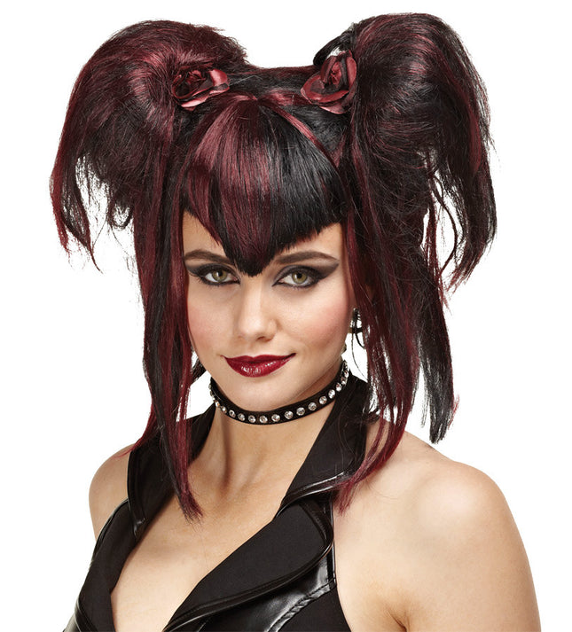 BAD FAIRY BLACK/RED WIG
