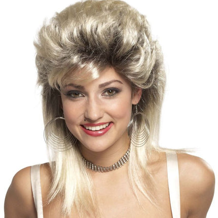 WIG ROCKER GROUPIE 80'S BLONDE