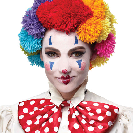 Rainbow Pompom Wig