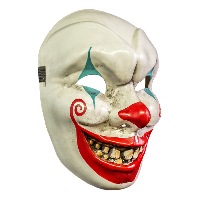 Right-side view of Gnarly the Clown Mask