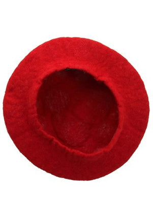 Mushroom Heartfelted Hat- bottom view